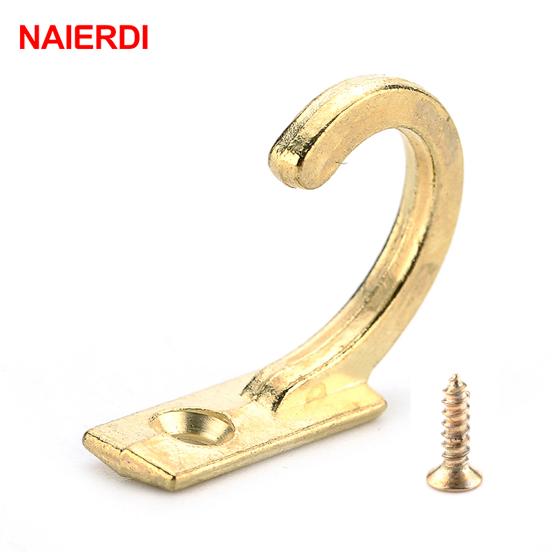 Furniture Hardware Tools - Naierdi 10 Chiếc Nhỏ Cổ Móc