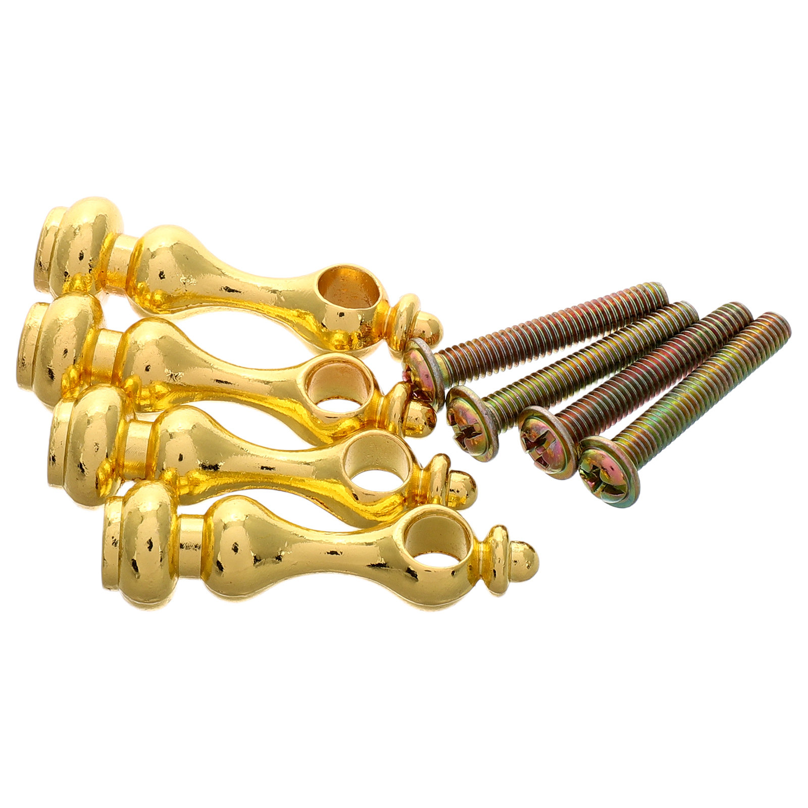 Furniture Rails Hardware - 4Pcs Metal Furniture Spindles Rail Connectors