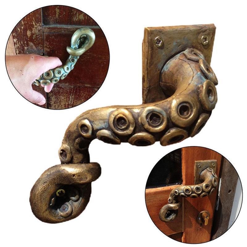 Furniture Hardware Tools - Vintage Octopus Door Knob Outdoor Hook