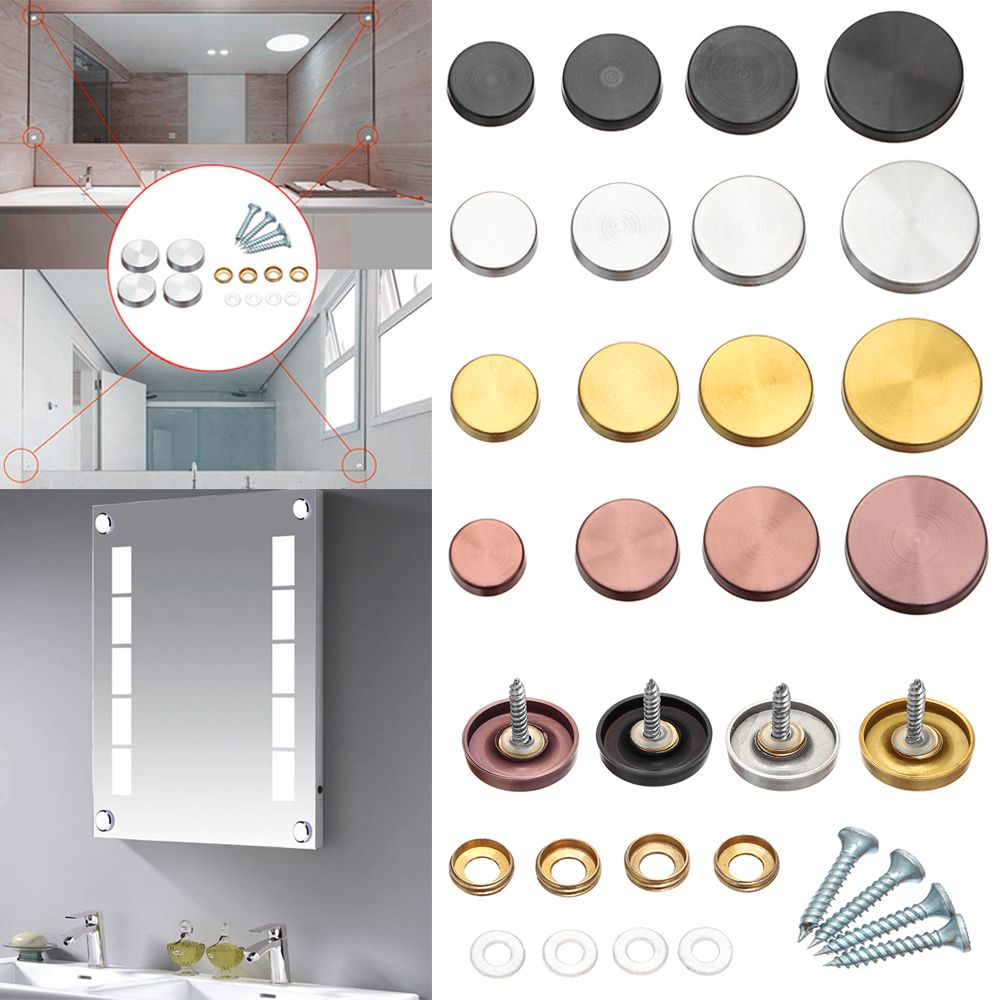 Furniture Hardware Fixing Screws - Useful Furniture Hardware Stainless Steel Mirror