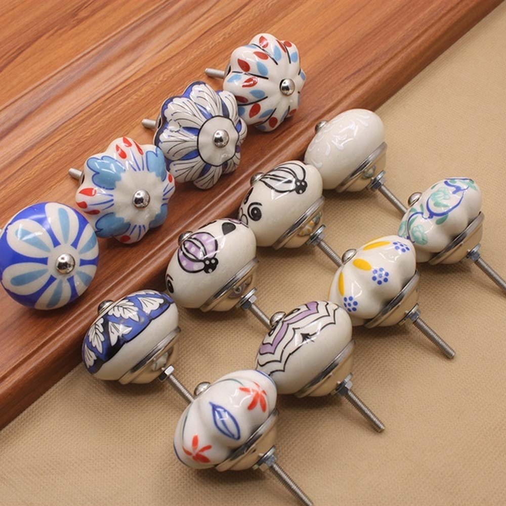 Furniture Hardware Tools - European Vintage Creative Wardrobe Cabinet Pumpkin