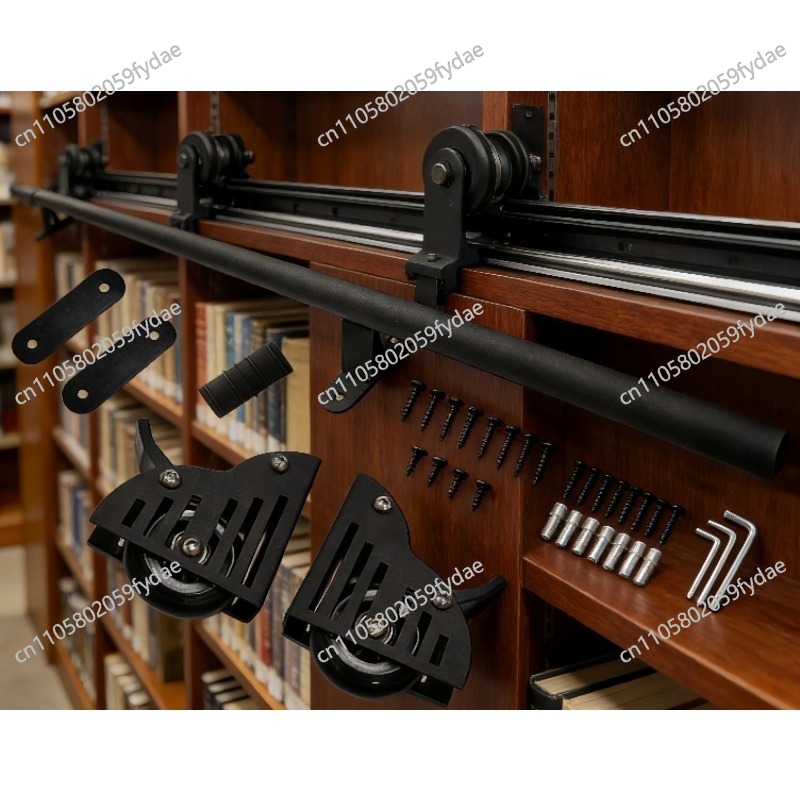 Barn Door Retractable Wooden L - đánh giá và giá Furniture Rails Hardware