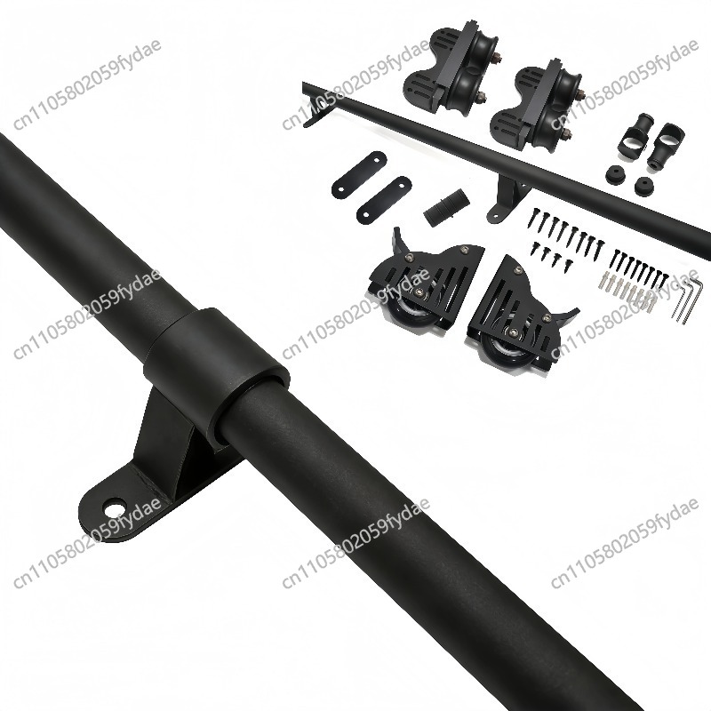 Barn Door Retractable Wooden L - đánh giá và giá Furniture Rails Hardware