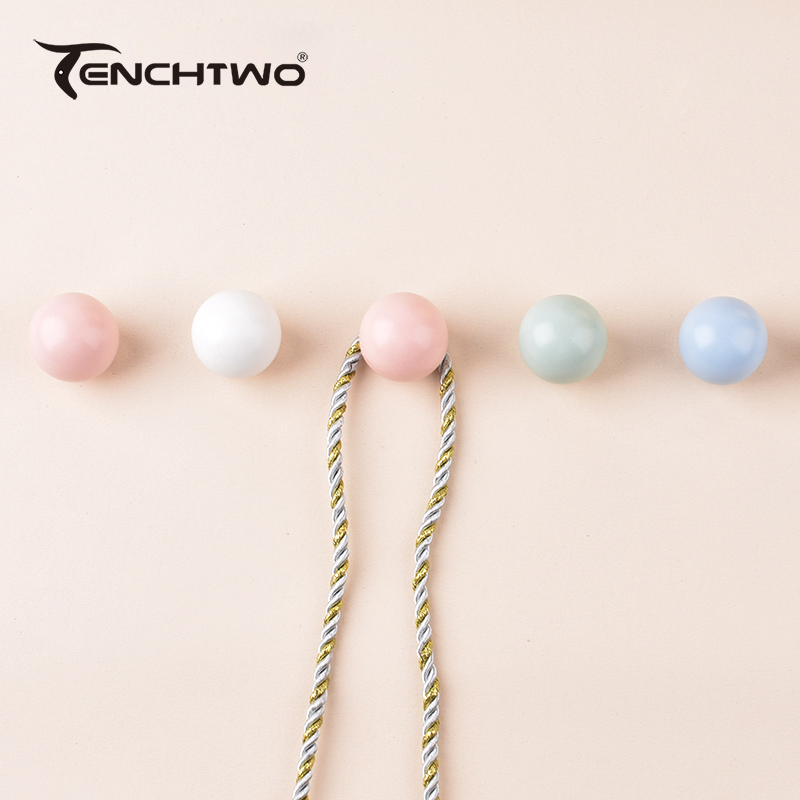 Round Ceramic Hook Clothes Han - đánh giá và giá Furniture Hardware Tools