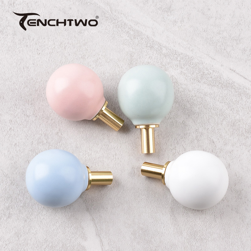 Round Ceramic Hook Clothes Han - đánh giá và giá Furniture Hardware Tools