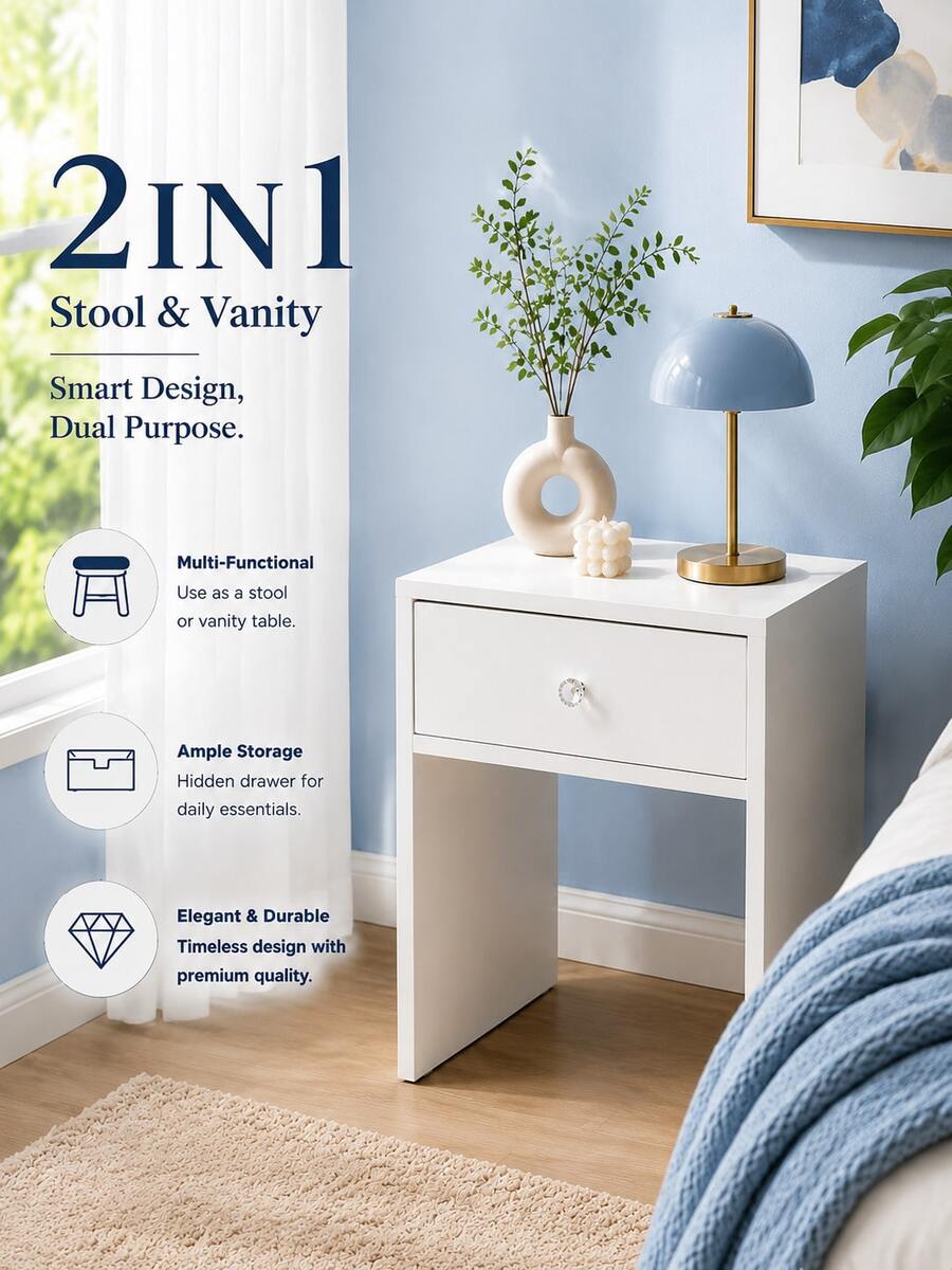 2-In-1 Storage Stool & Nightst - đánh giá và giá Furniture Hardware Manufacturers