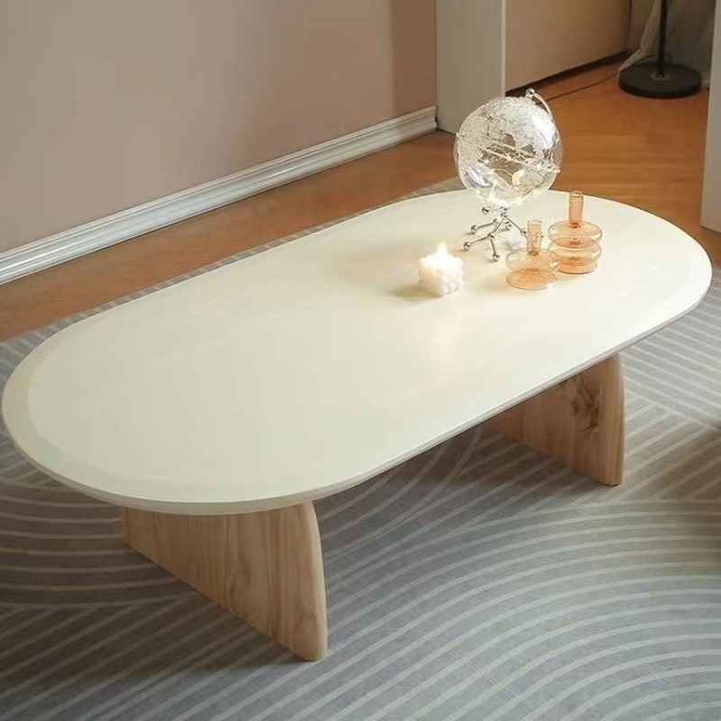 Solid Wood Cream Small Coffee  - đánh giá và giá Japanese Furniture Hardware