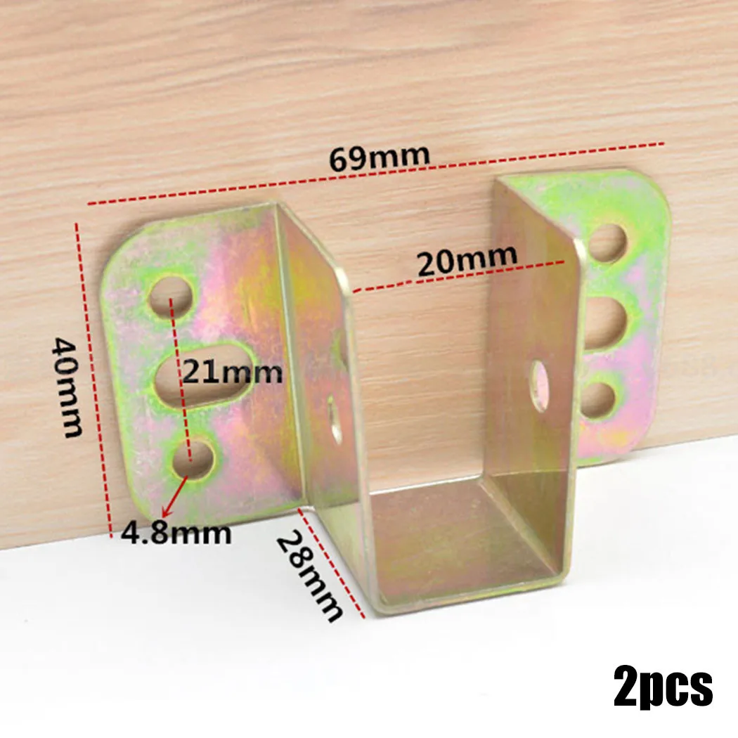 2pcs U Shaped Metal Bed Bracke - đánh giá và giá Furniture Hardware Tools