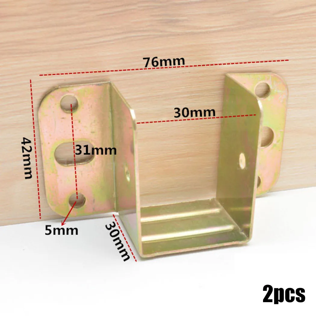 2pcs U Shaped Metal Bed Bracke - đánh giá và giá Furniture Hardware Tools