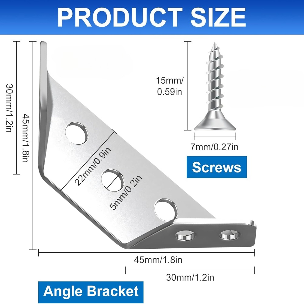 1-120Set Furniture Corner Conn - đánh giá và giá Furniture Hardware Fixing Screws