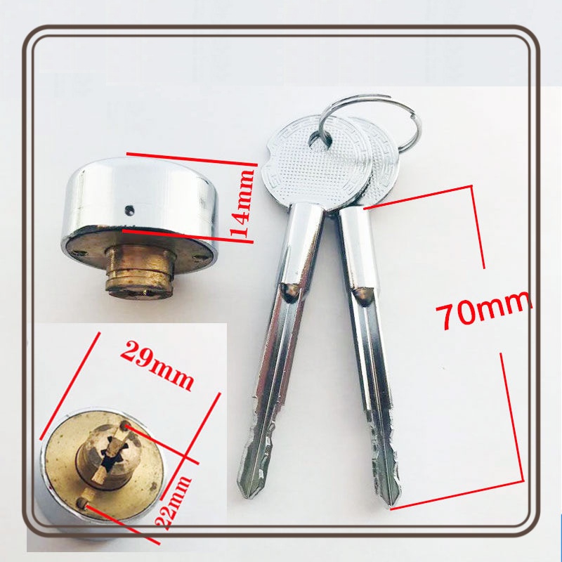 Safe Lock Core Cross Key Emerg - đánh giá và giá Furniture Hardware Tools