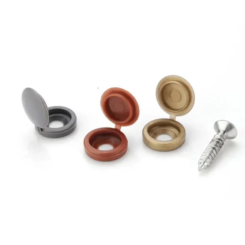 Hinged Plastic Screw Cap Cover - đánh giá và giá Furniture Hardware Fixing Screws