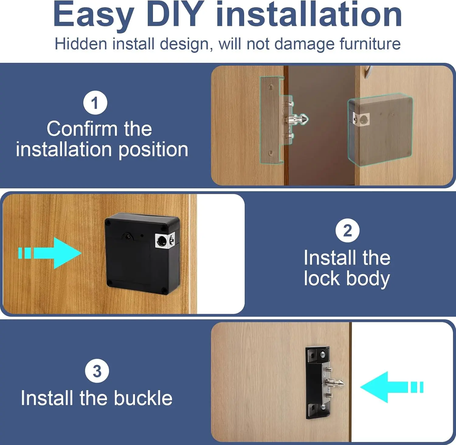 Mobile phone NFC smart locker  - đánh giá và giá Furniture Hardware Tools