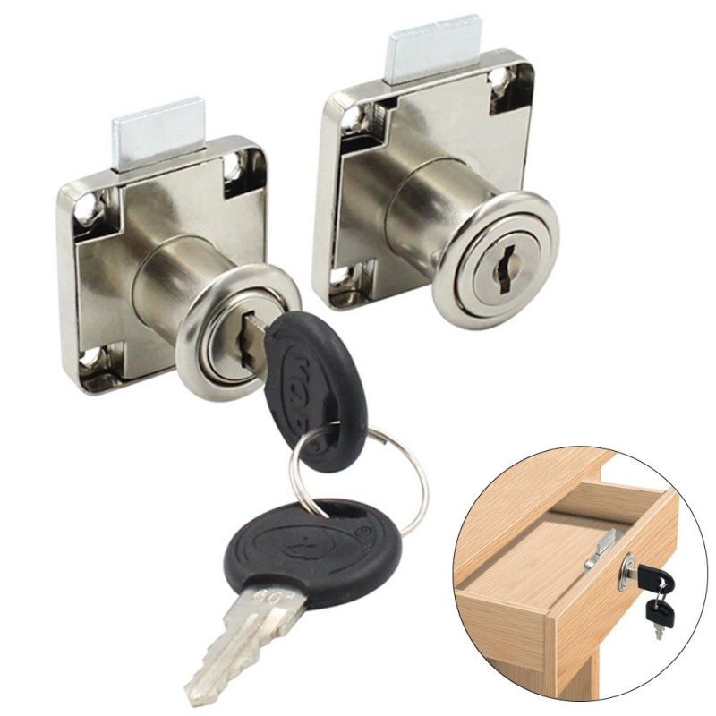 Zinc Alloy Drawer Lock with 2  - đánh giá và giá Office Furniture Hardware