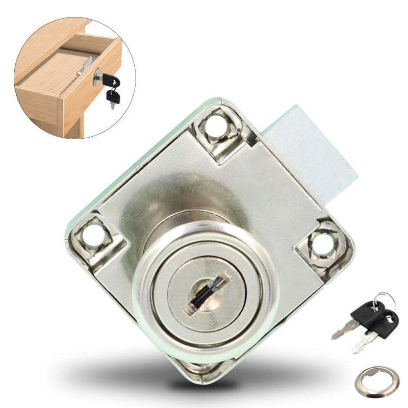Zinc Alloy Drawer Lock with 2  - đánh giá và giá Office Furniture Hardware
