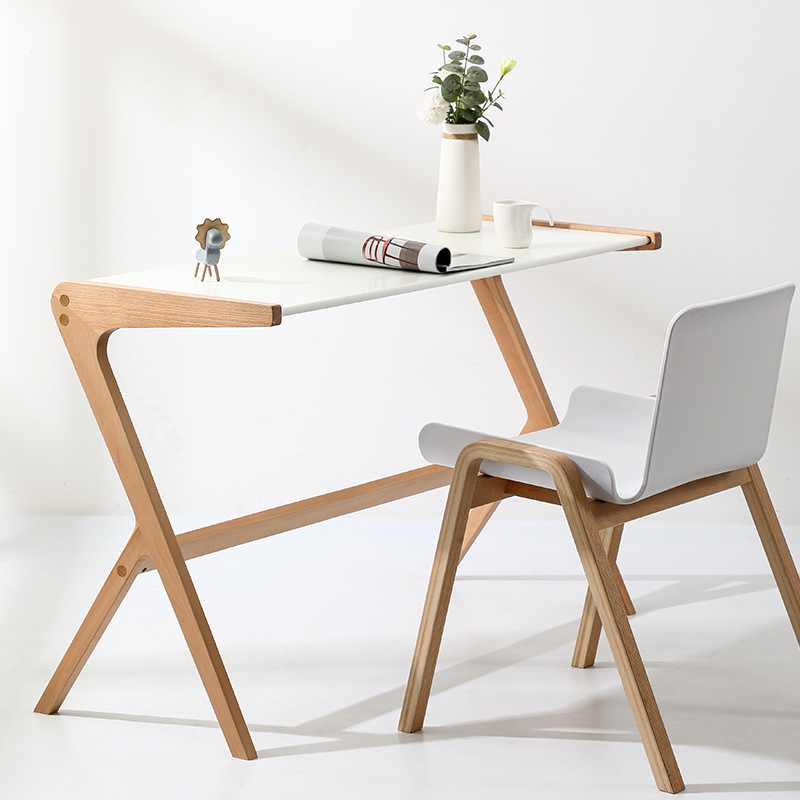 Nordic Study Solid Wood Desk M - đánh giá và giá Japanese Furniture Hardware