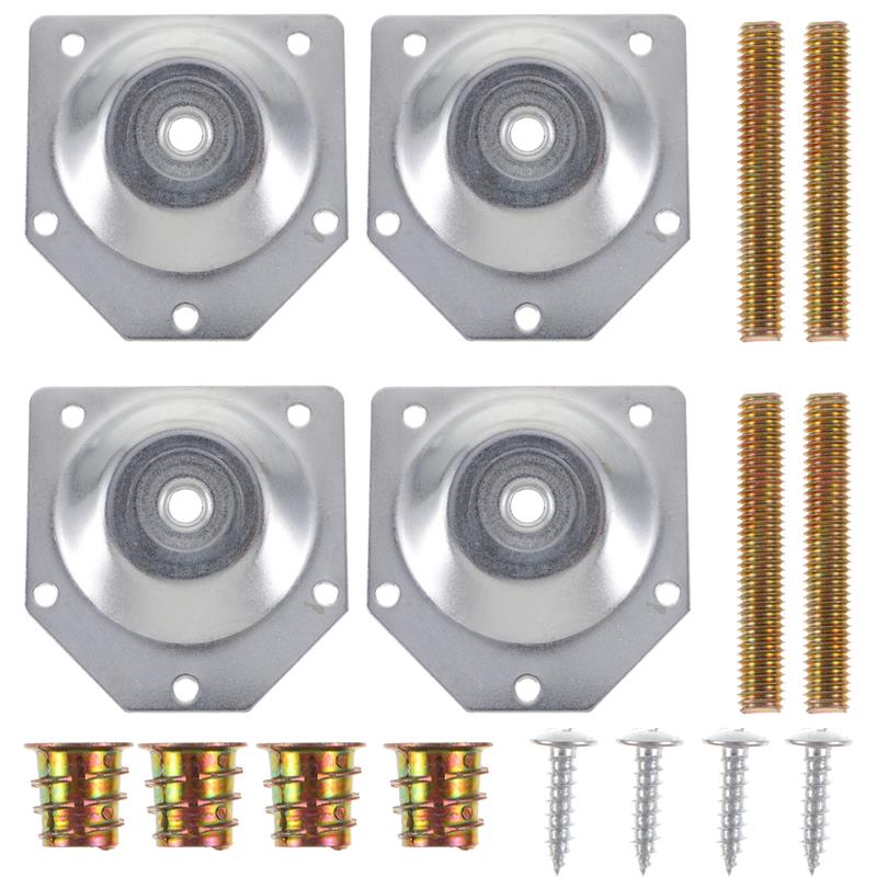 4pcs Angled Legs Fixing Plate  - đánh giá và giá Furniture Hardware Fixing Screws