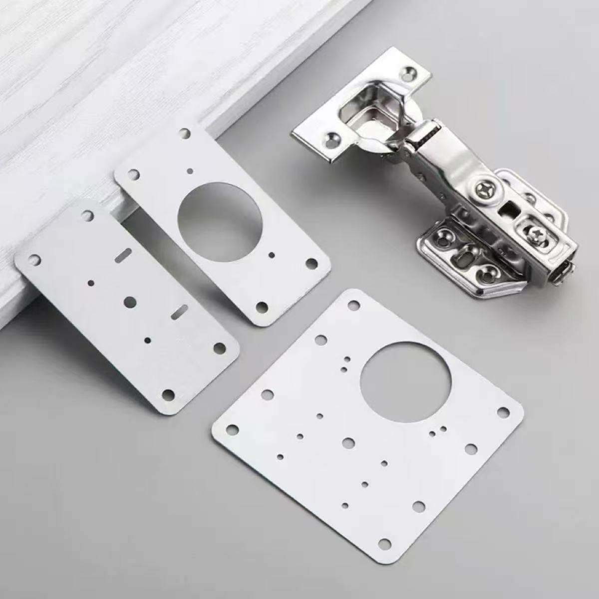 Hinge Repair Plate Kitchen Cab - đánh giá và giá Furniture Hardware Fixing Screws