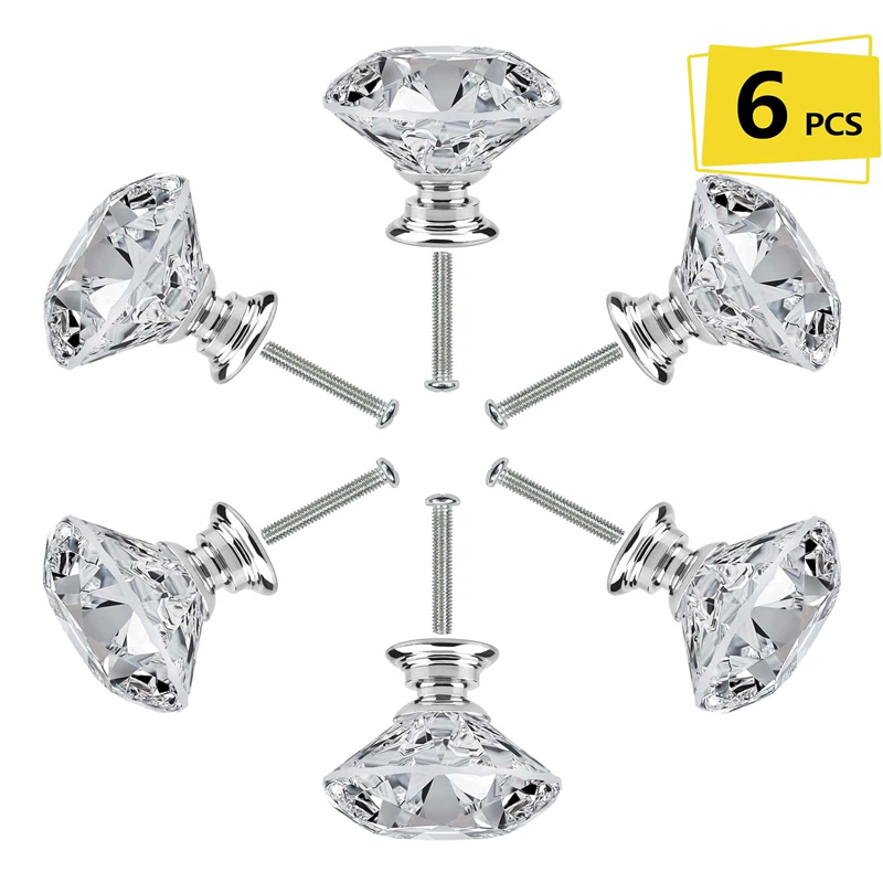 6Pcs Cabinet Knob with Screws  - đánh giá và giá Furniture Hardware Tools