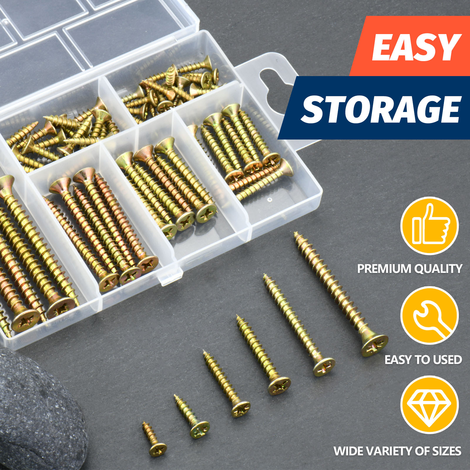 High Hardness Wood Screws Kit  - đánh giá và giá Furniture Hardware Fixing Screws