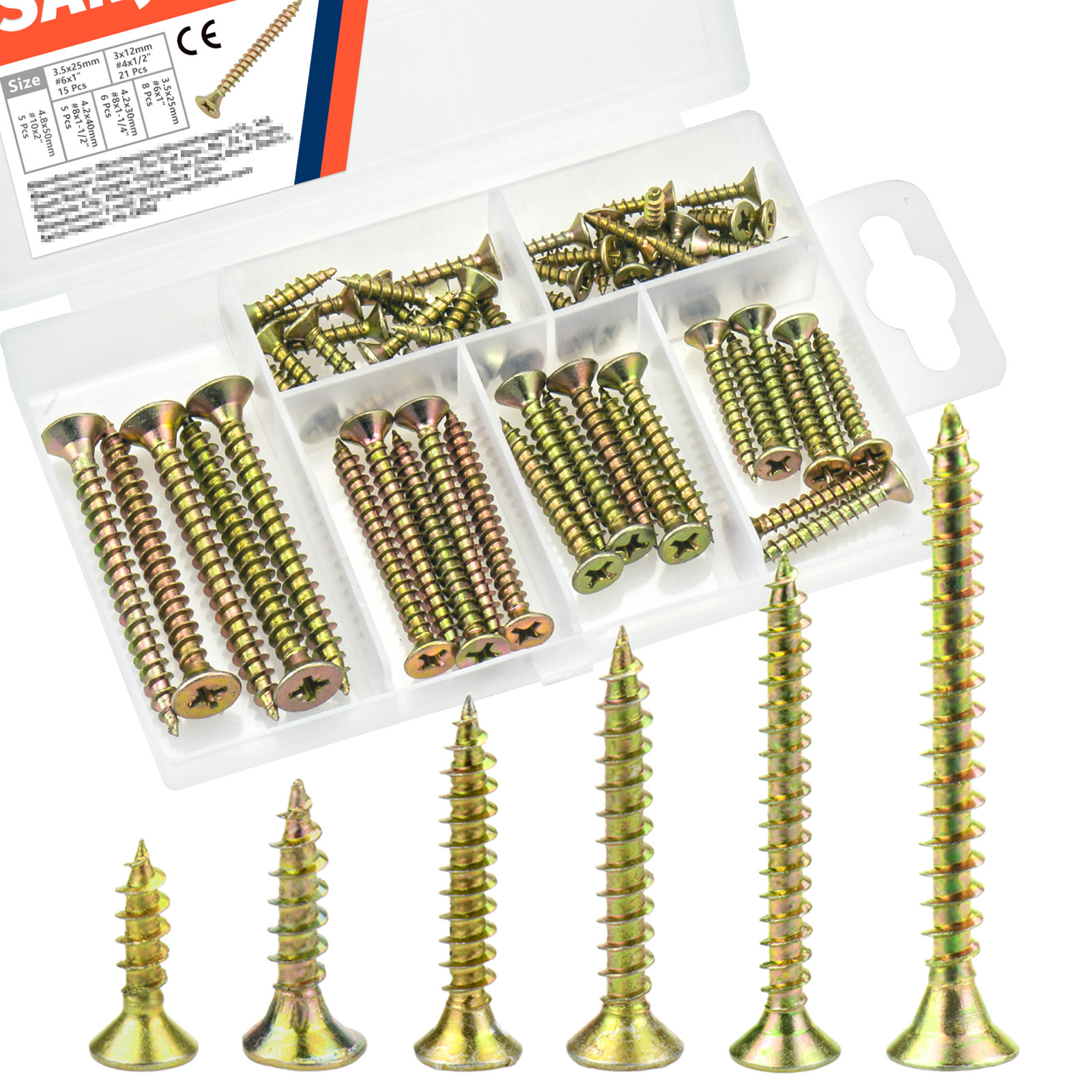 High Hardness Wood Screws Kit  - đánh giá và giá Furniture Hardware Fixing Screws