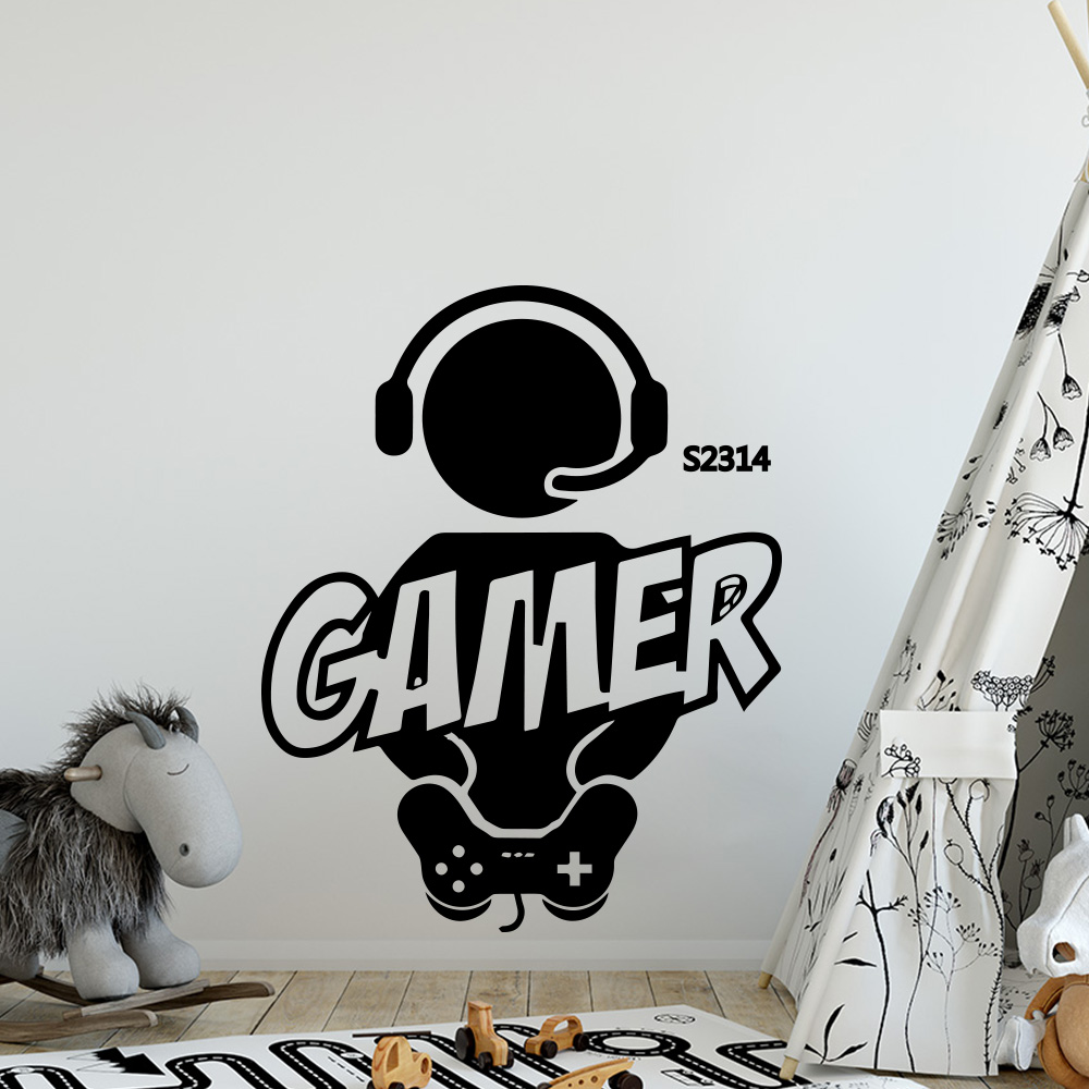1pc Gamer Wall Art Decal For K - đánh giá và giá Furniture Hardware Factory